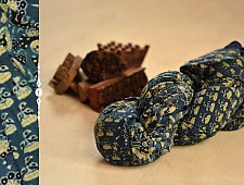 Flowers in a River ~ Ajrakh Cotton Skirt { Long }